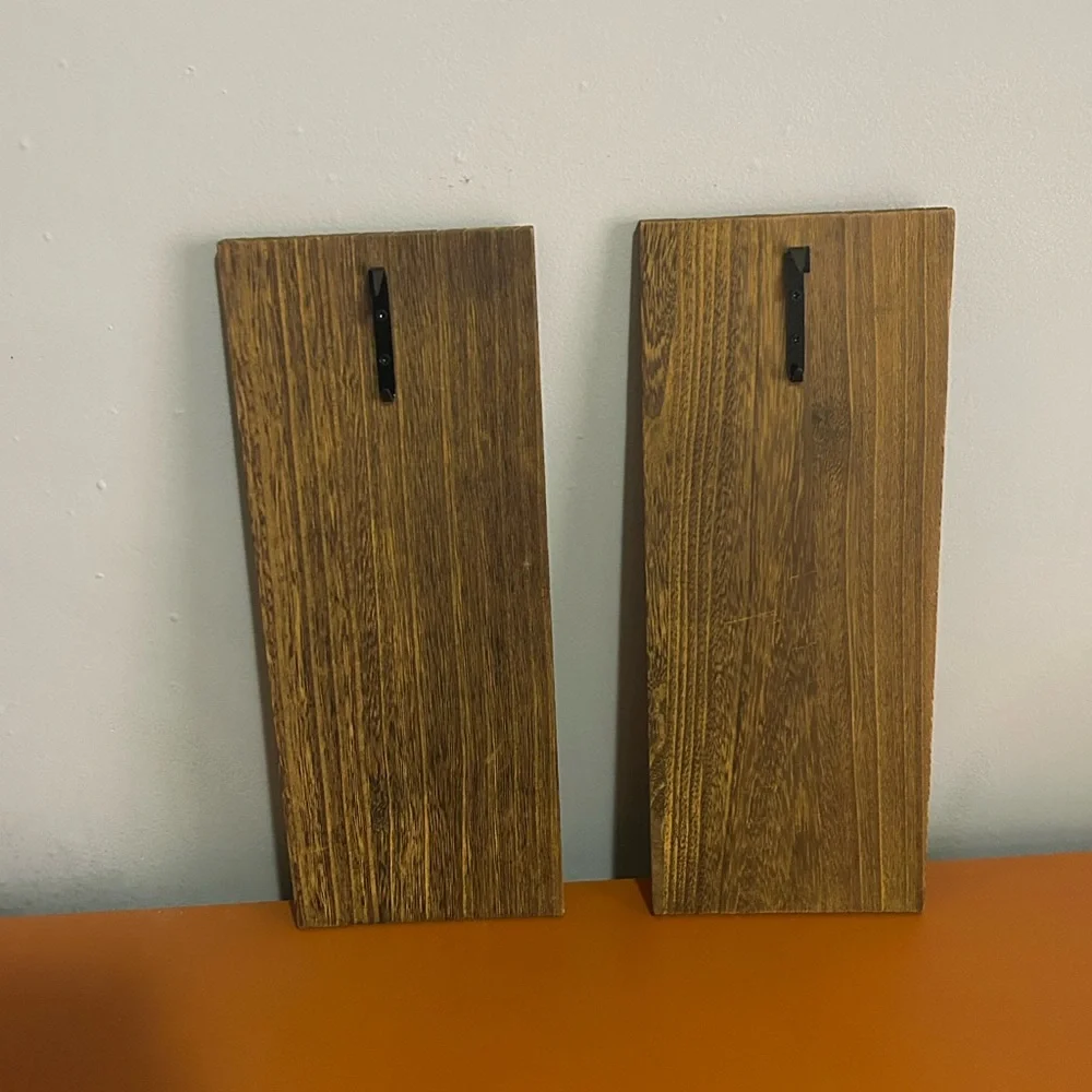 Rustic Brown Wooden Wall Decor Panels